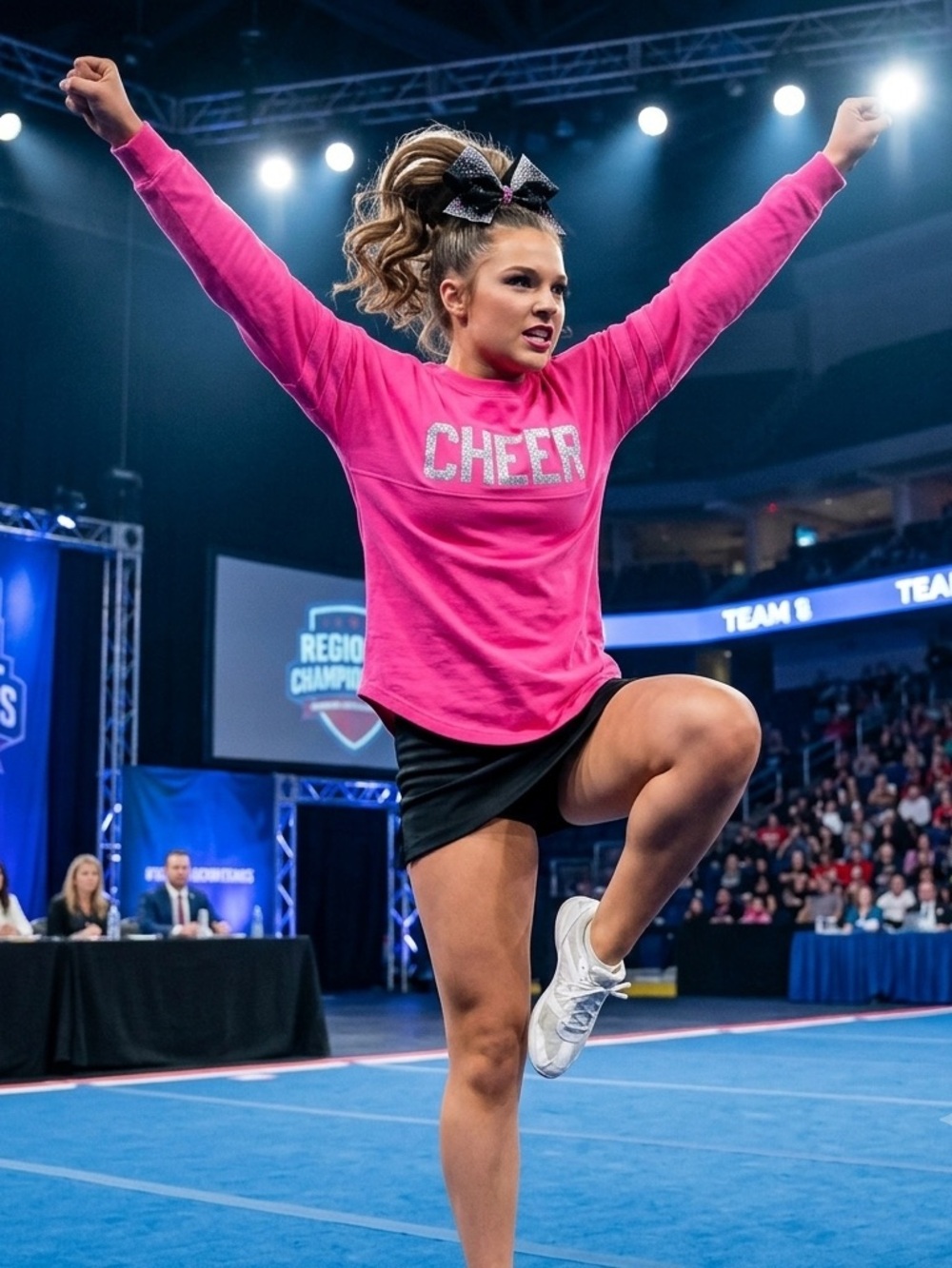 Hot Pink Allstar Competition CHEER Jersey - Picture 1 of 3